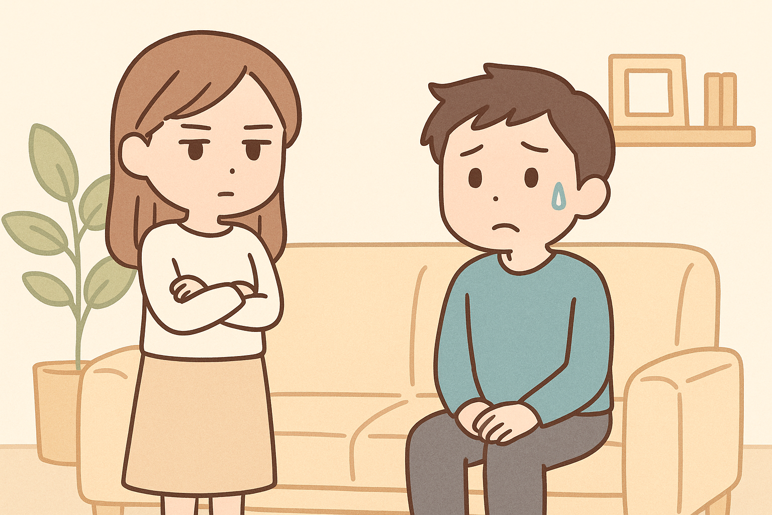 奥さんが冷めている夫婦